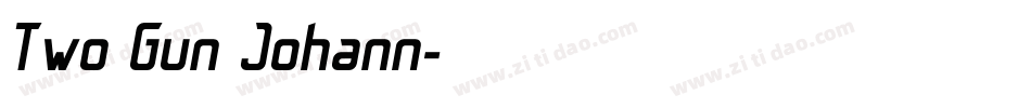 Two Gun Johann字体转换
